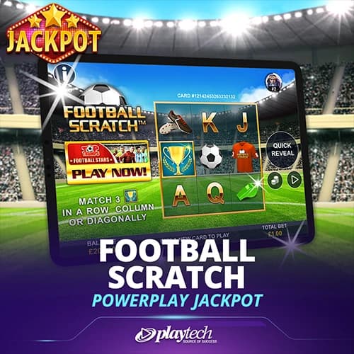 Football Scratch PowerPlay Jackpot